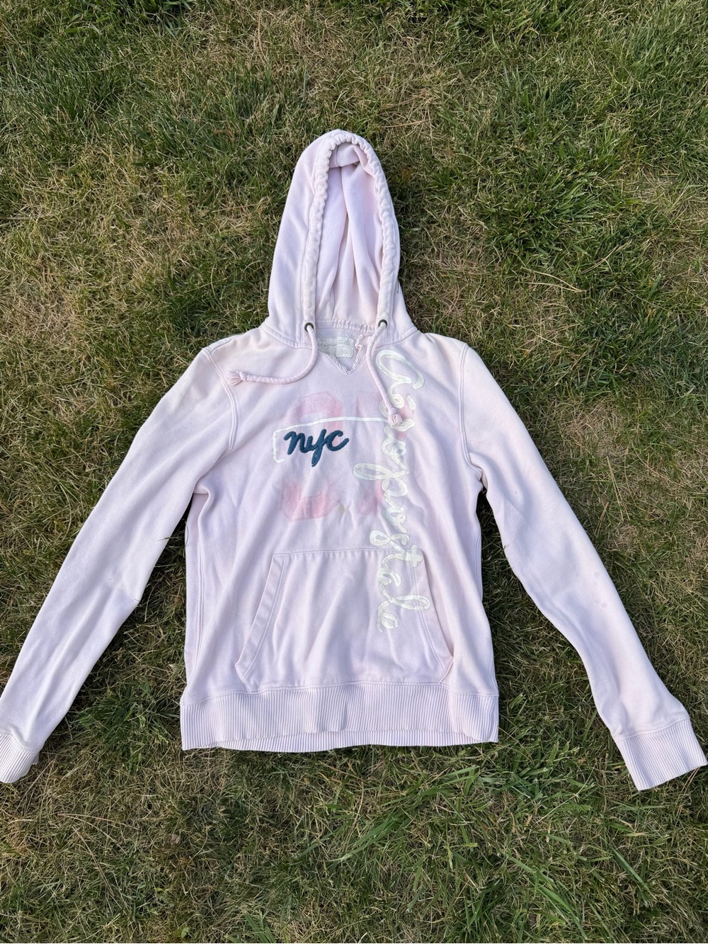Y2K Aeropostale Light and Pink Hoodie size xl